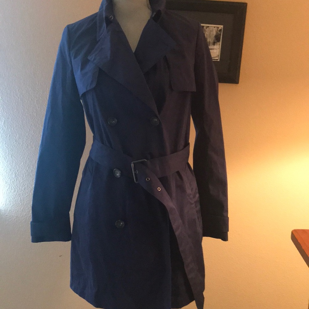Vince Navy Trench coat